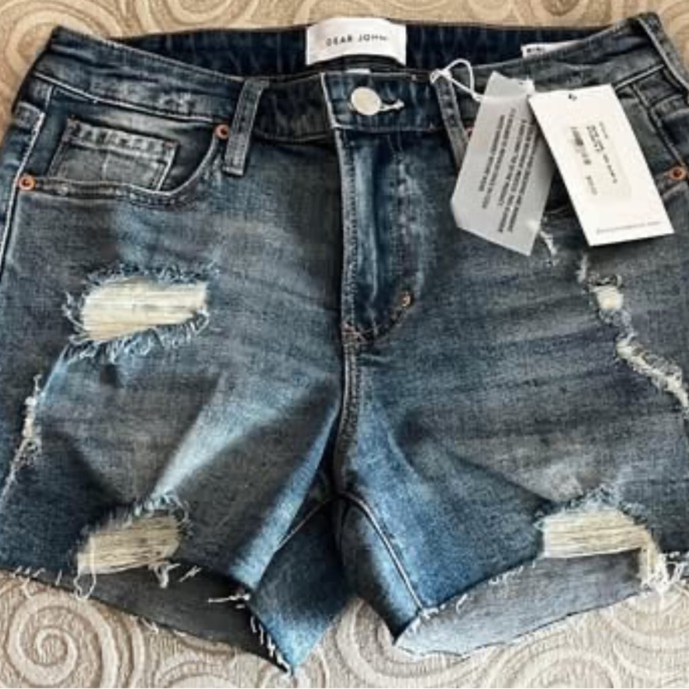 Dear John Indigo Denim Shorts